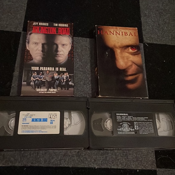 Arlington Road and Hannibal VHS Tapes - Picture 3 of 3
